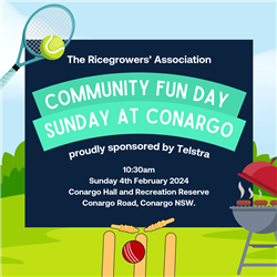 RGA Community Fun Day Sunday at Conargo
